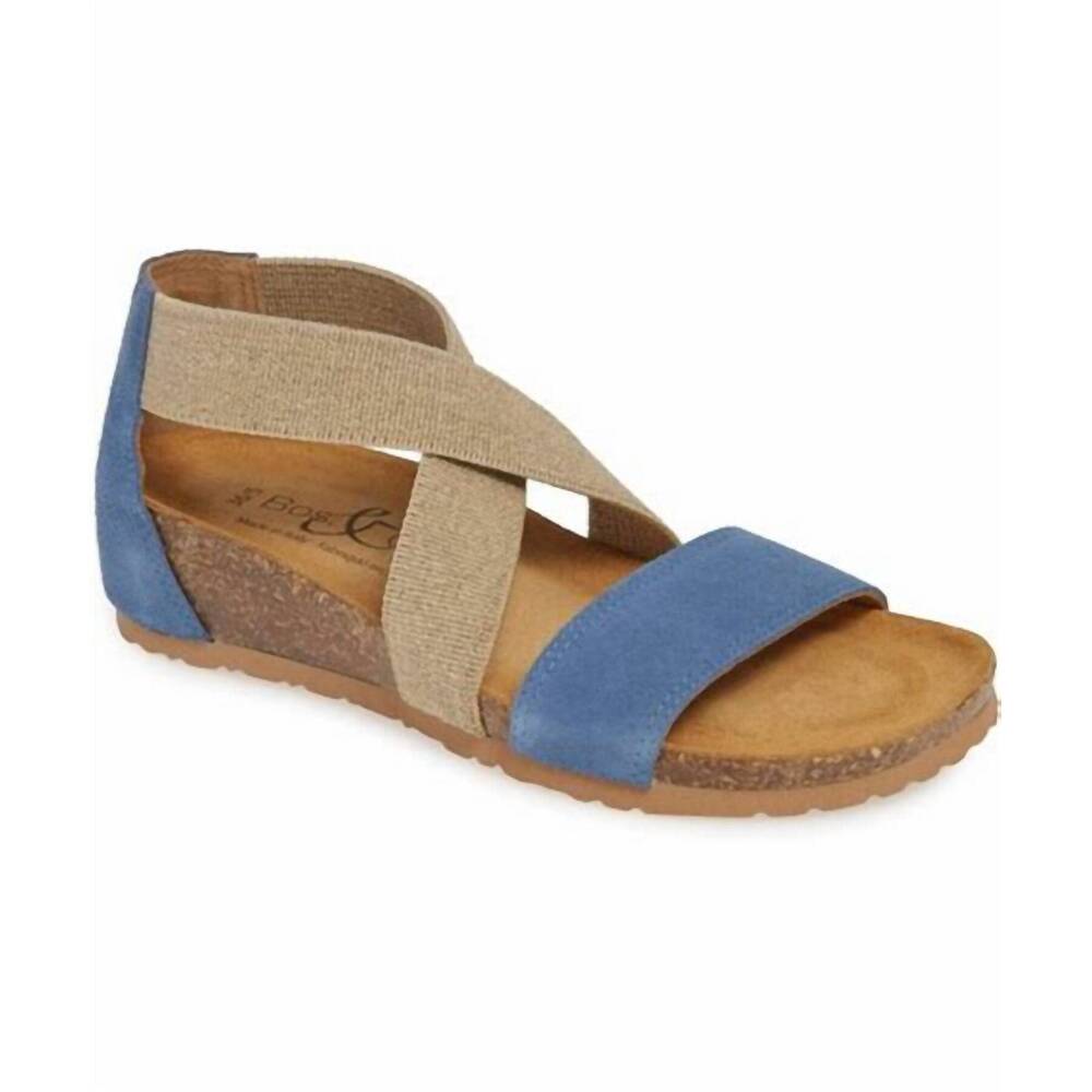 NEW BOS. & CO. women's luki sandals in jeans